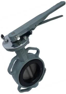 Затвор дисковый поворотный ABRA Ду300 Ру16 BUV-VF863D, межфланцевый, корпус - чугун, диск - нержавеющая сталь, рукоятка, NBR в Тольятти