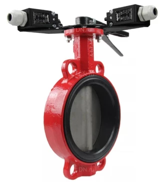 Затвор дисковый поворотный ABRA Ду65 Ру10/16 BUV-VF866D, межфланцевый, корпус - чугун, диск - нержавеющая сталь, рукоятка, EPDM в Тольятти