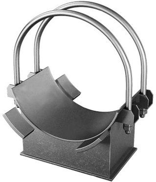 Опоры неподвижные двуххомутовые ОСТ 108.275.28-80 трубопроводов для АЭС в Тольятти